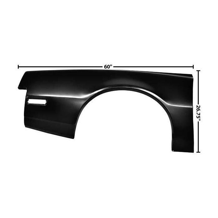 Rear Right Quarter Panel Skin