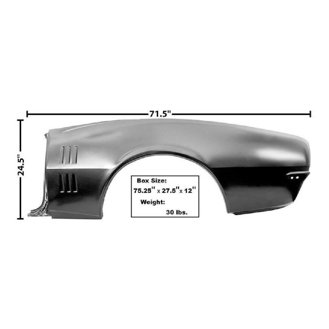 Rear Left Quarter Panel Full Convertible