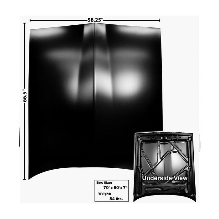 Front Hood Panel Firebird / Trans Am without Shaker Hole