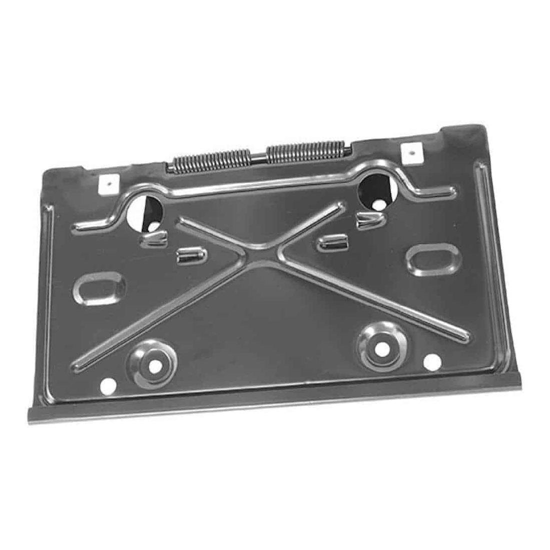 Rear License Plate Bracket Spring Loaded 5.25 inch Mounting Bolt Spread