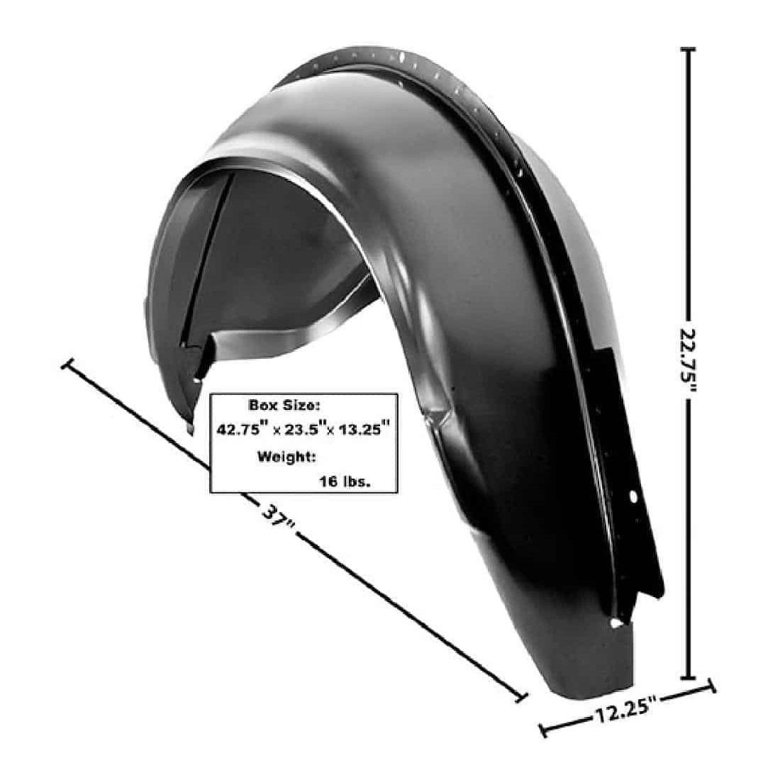 Rear Right Quarter Wheel House Panel