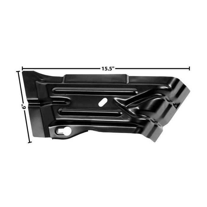 Rear Right Quarter Wheel House Brace Spare Tire Mount