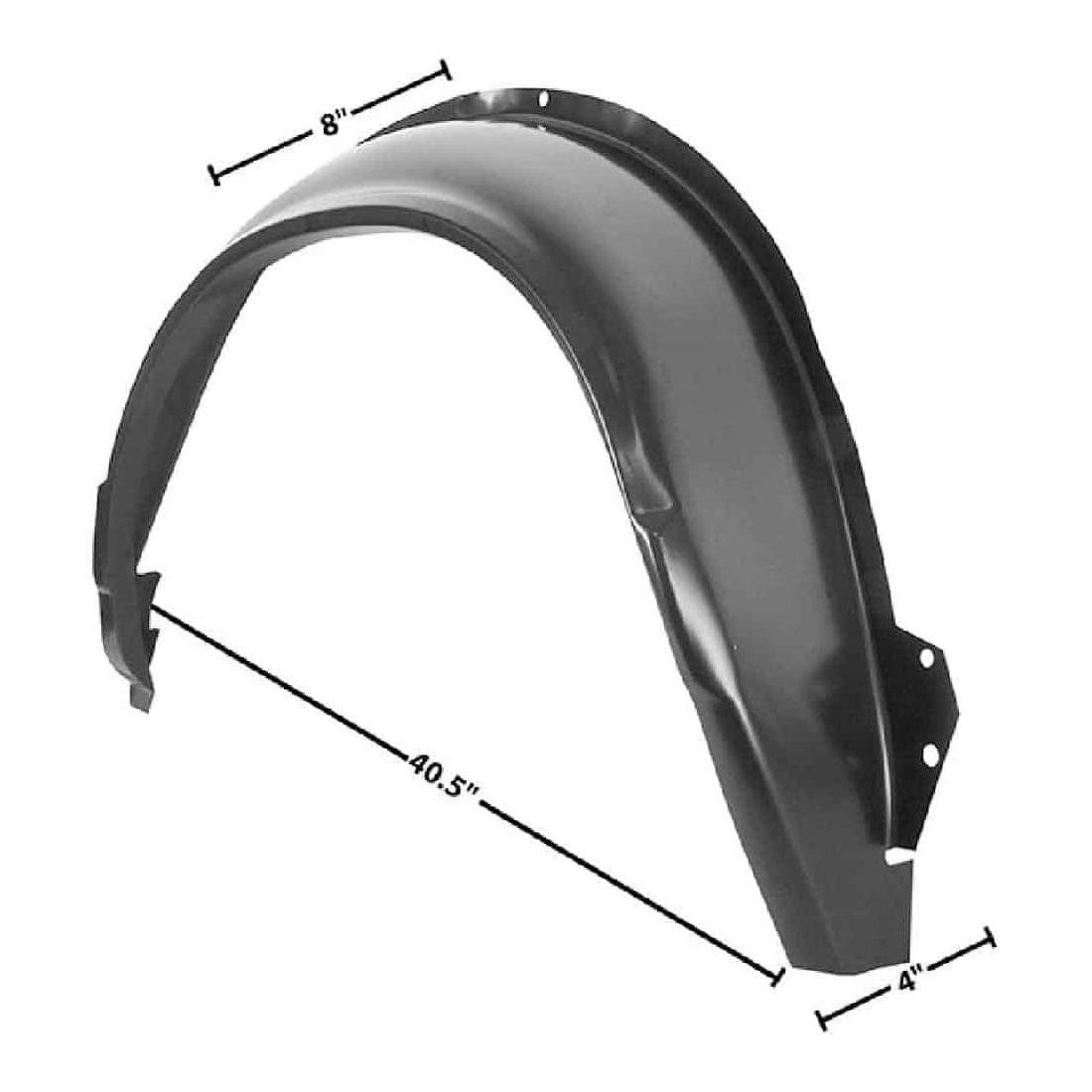 Rear Right Quarter Outer Wheel House Panel