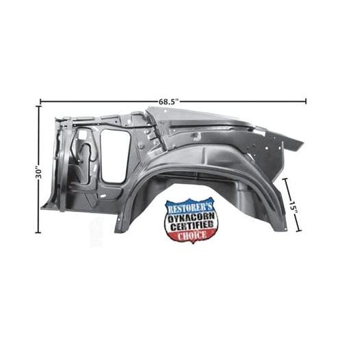 Rear Left Quarter and Door Frame Convertible