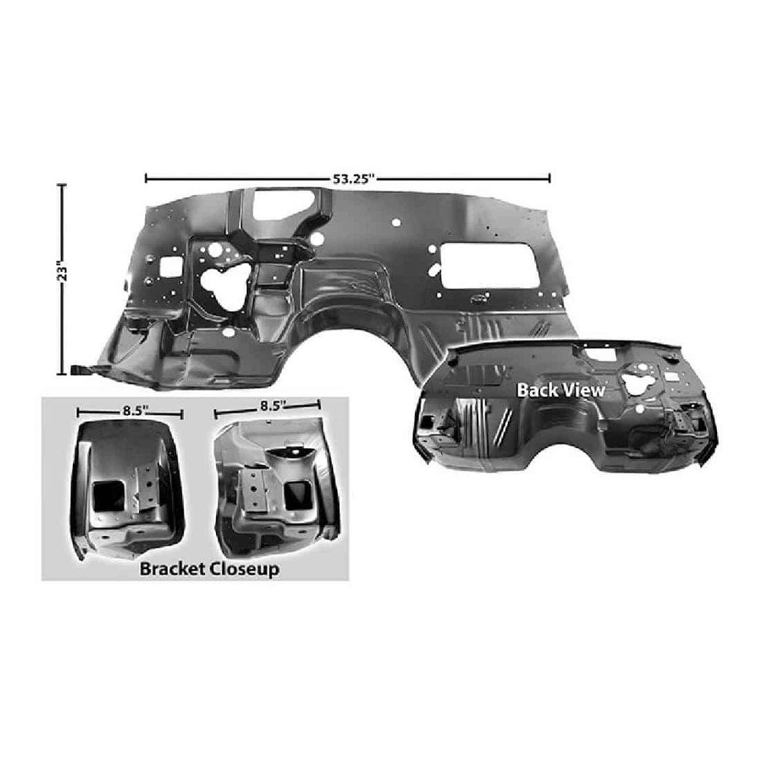 Front Firewall without A/C Coupe WTP