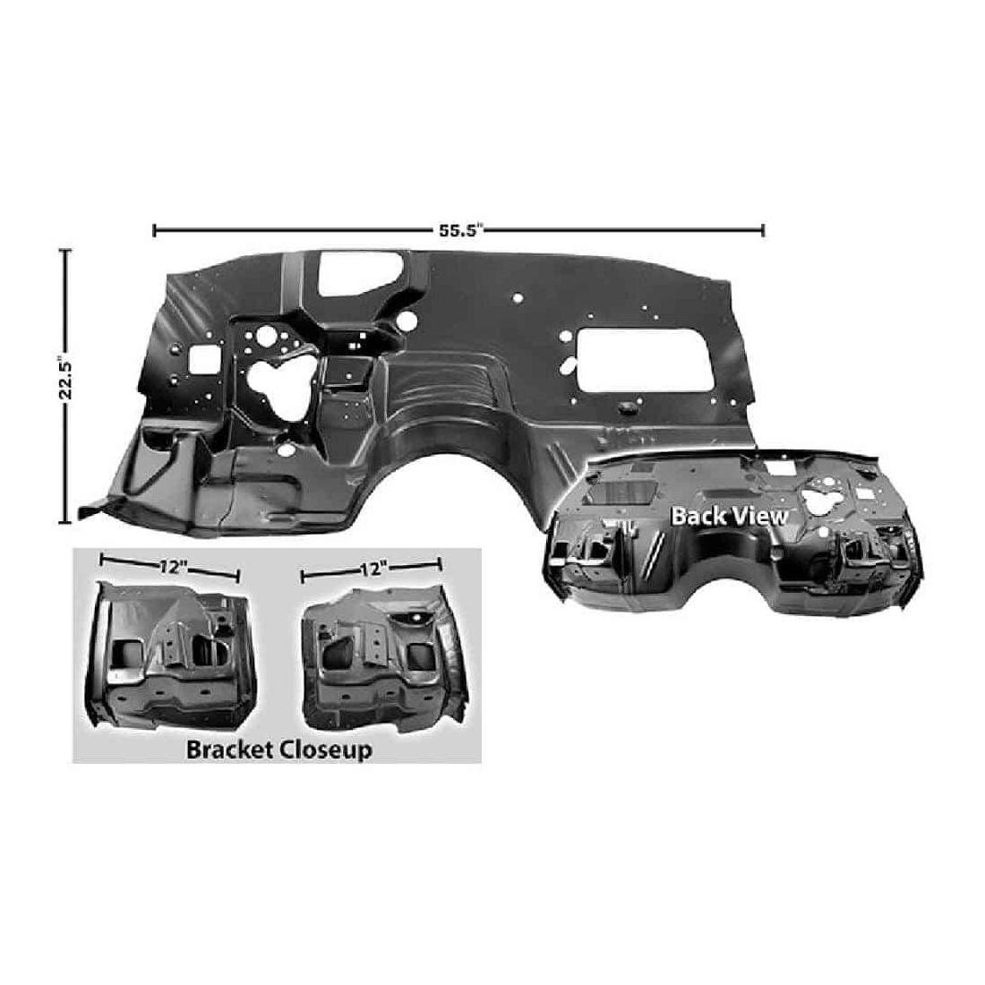 Front Firewall with Heater Hole Convertible