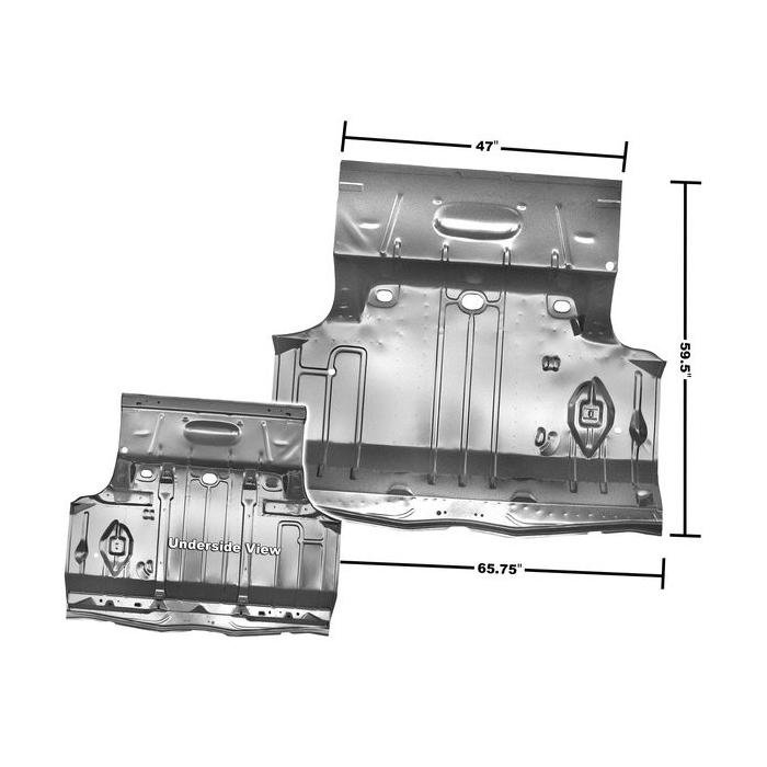 Rear Trunk Floor Pan Complete