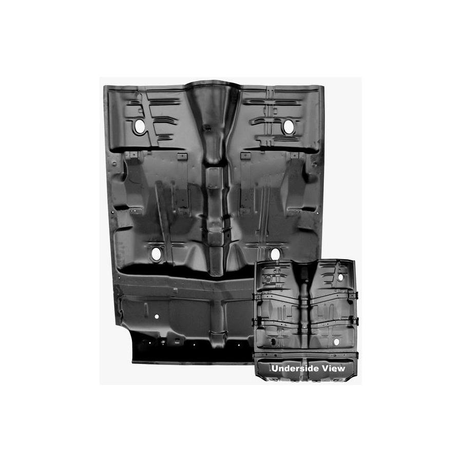 Front Floor Panel Complete with Braces no Rockers