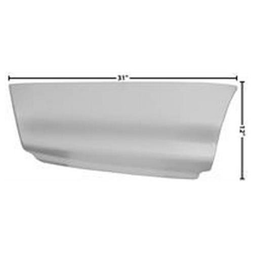 Rear Right Quarter Patch Panel Lower