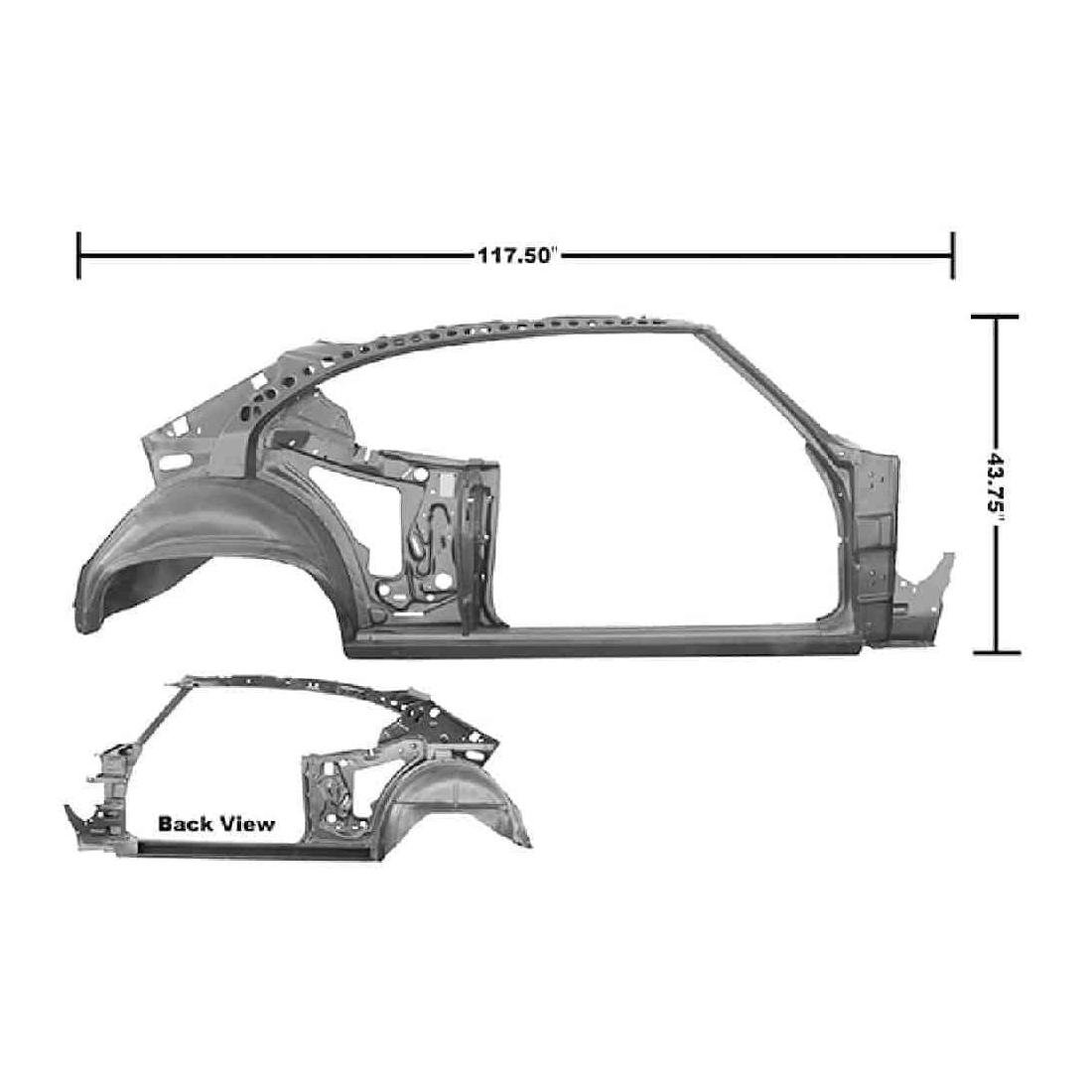 Rear Right Quarter and Door Frame