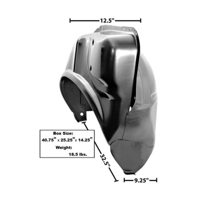 Rear Left Complete Quarter Wheelhouse Panel WTP
