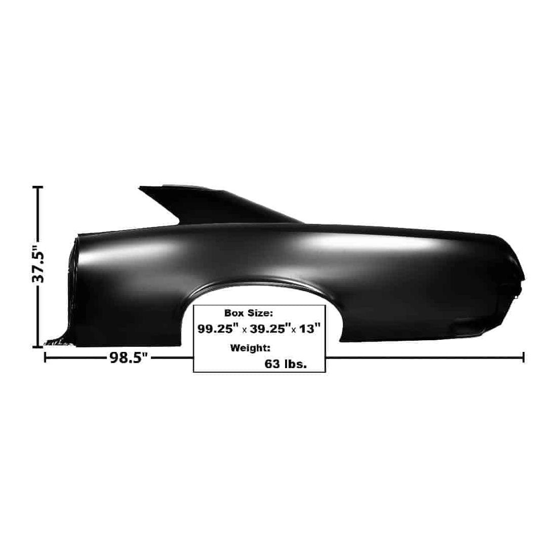 Rear Left Full Quarter Panel