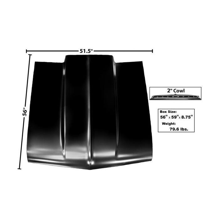 Front Hood Panel Cowl Induction Replacement