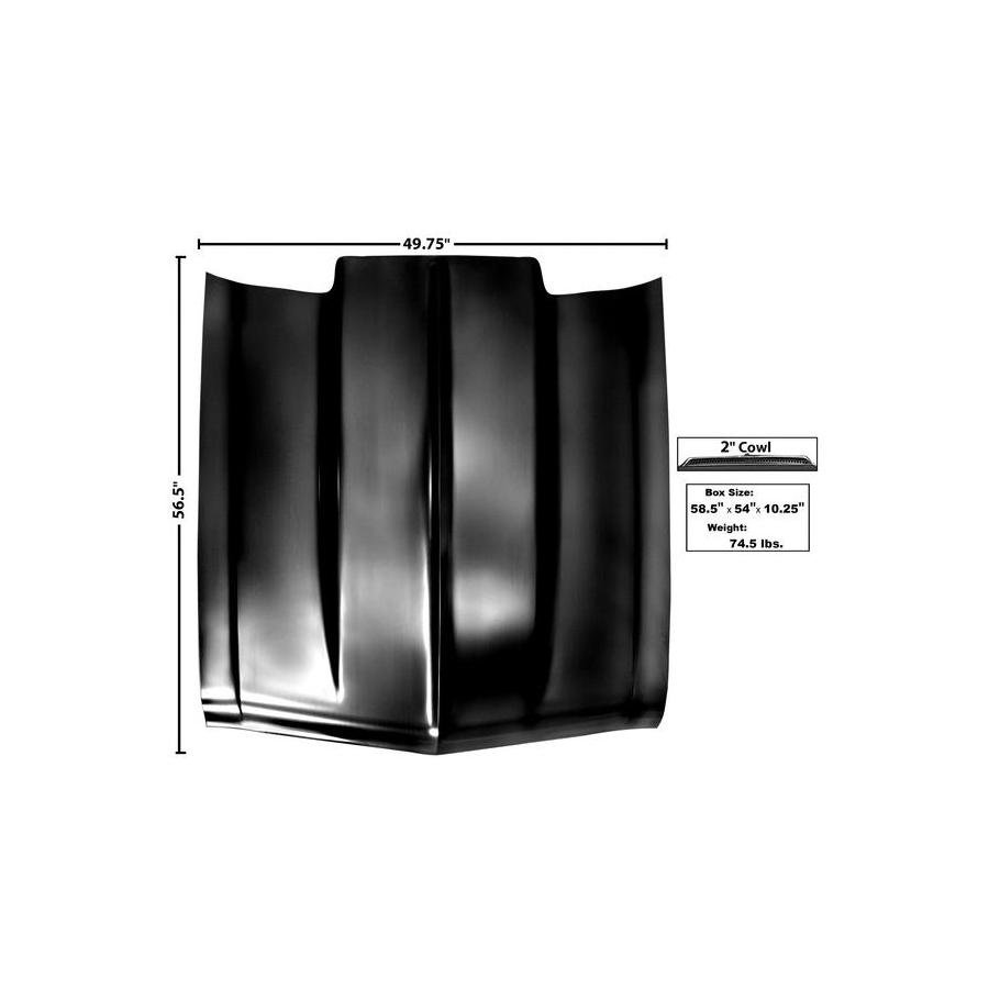 Front Hood Panel Cowl Induction Replacement