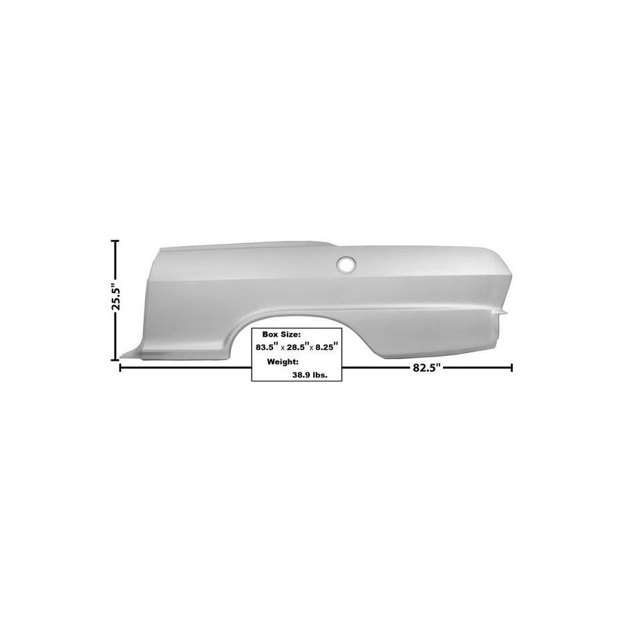 Rear Left Quarter Panel Full WTP