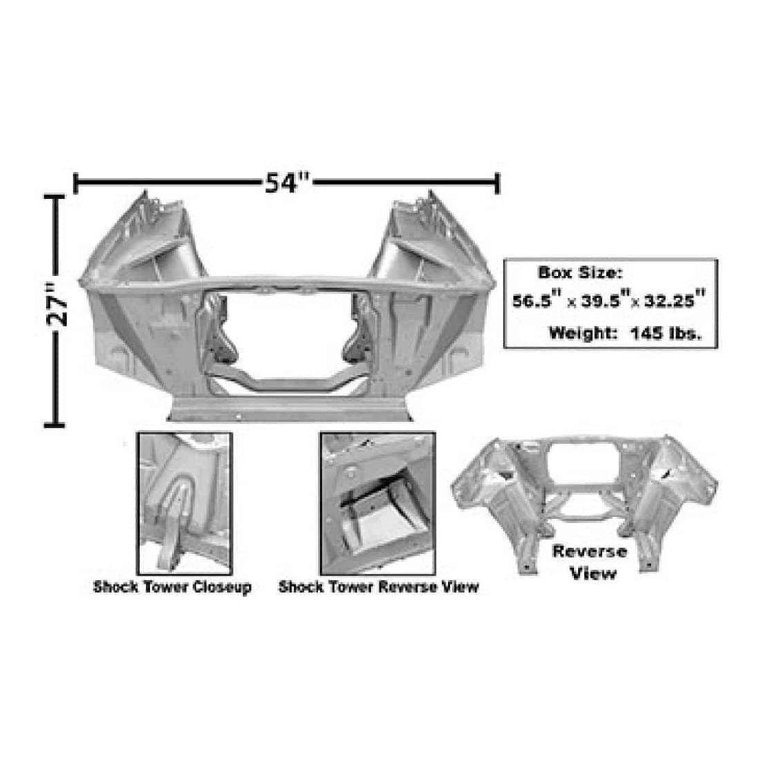 Front Shock Tower Assembly w/ Rad Support