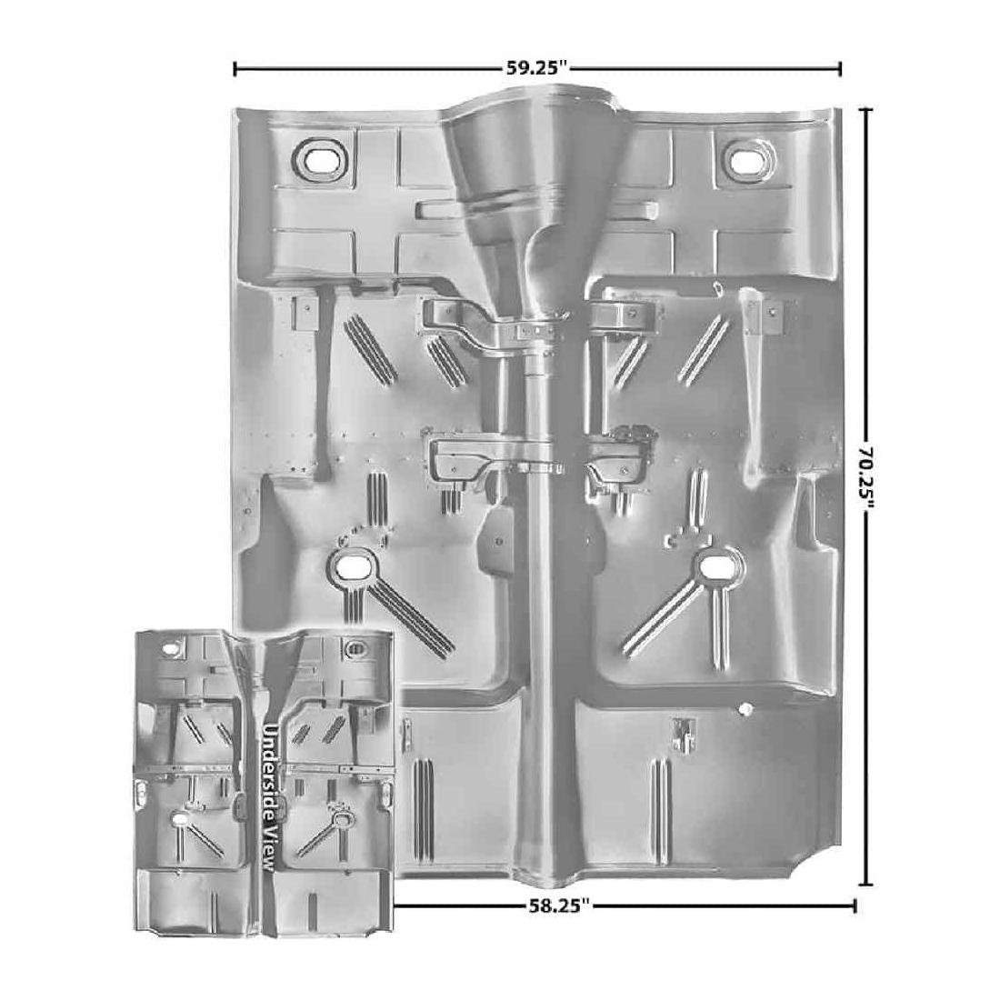 Complete Floor Pan No Hole WTP