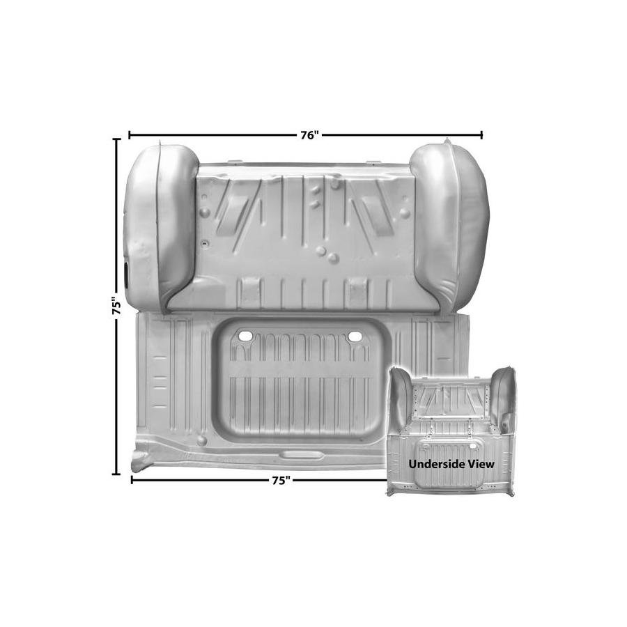 Rear Trunk Floor Complete and Shelf Panel