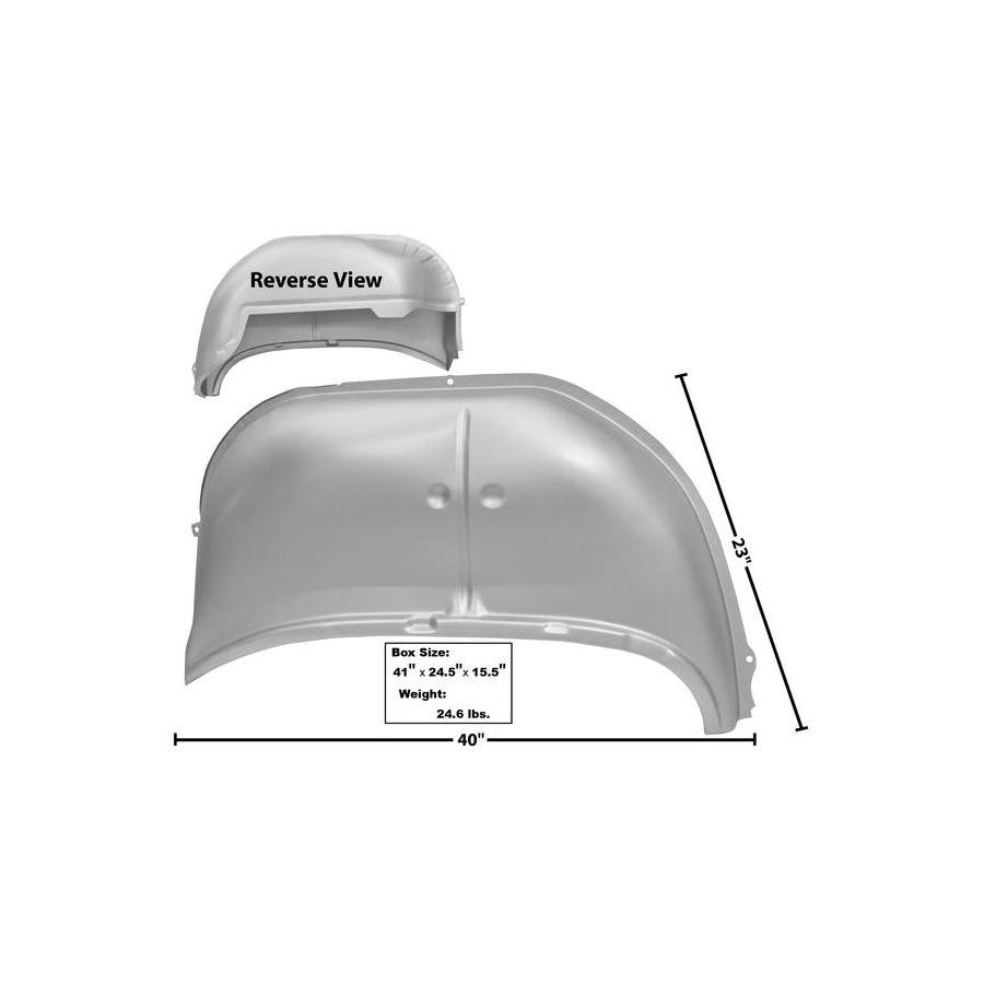 Rear Right Quarter Wheel House Panel Complete