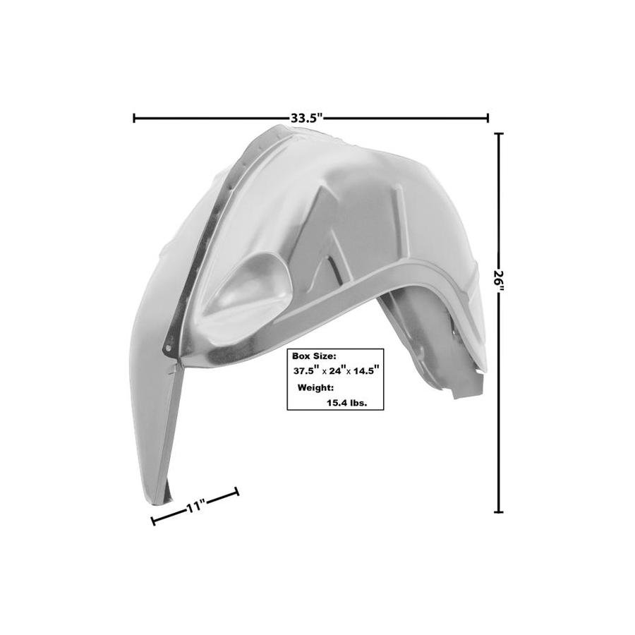 Complete Wheel Quarter 1967-1968 Ford Mustang