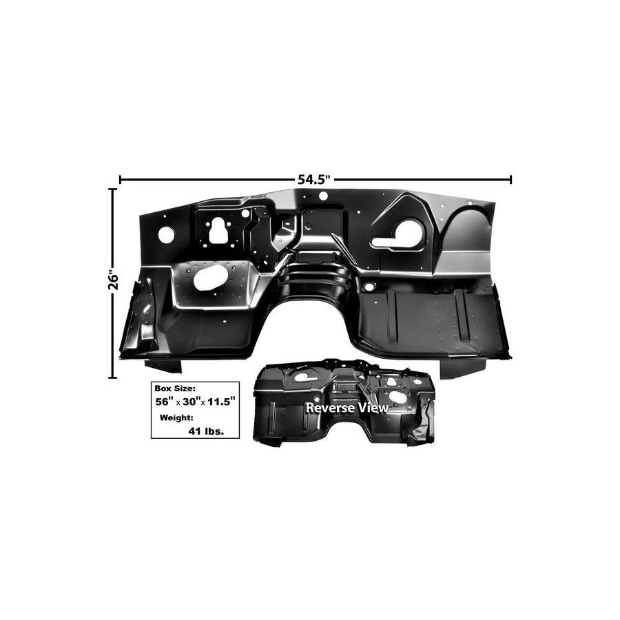 Firewall 1971-1973 Ford Mustang