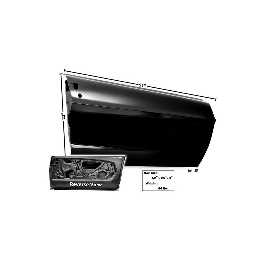 Passenger Side Door Shell 1967-1968 Ford Mustang