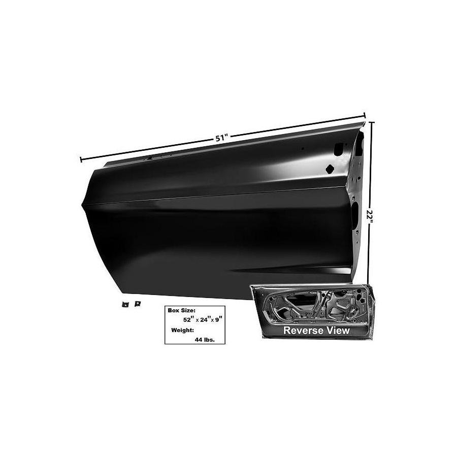 Driver Side Door Shell 1967-1968 Ford Mustang