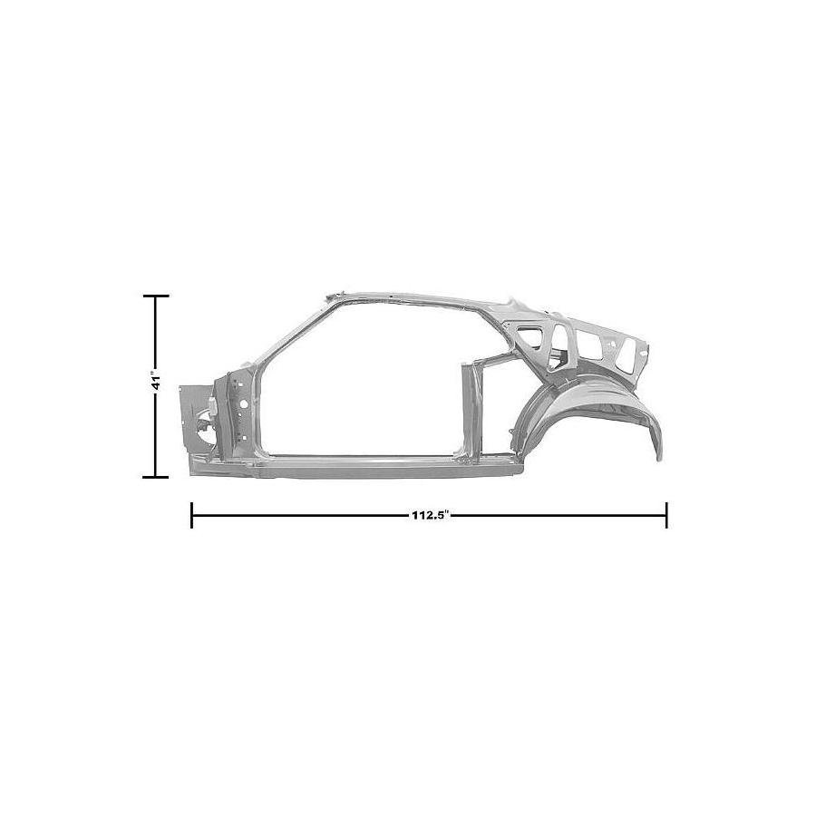 Door Frame Quarter Assembly 1969-1969 Ford Mustang