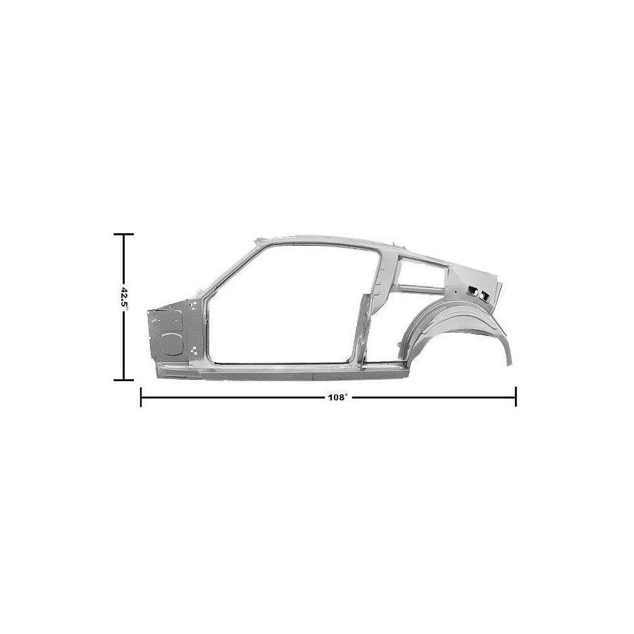 Door Frame Quarter Assembly 1967-1968 Ford Mustang