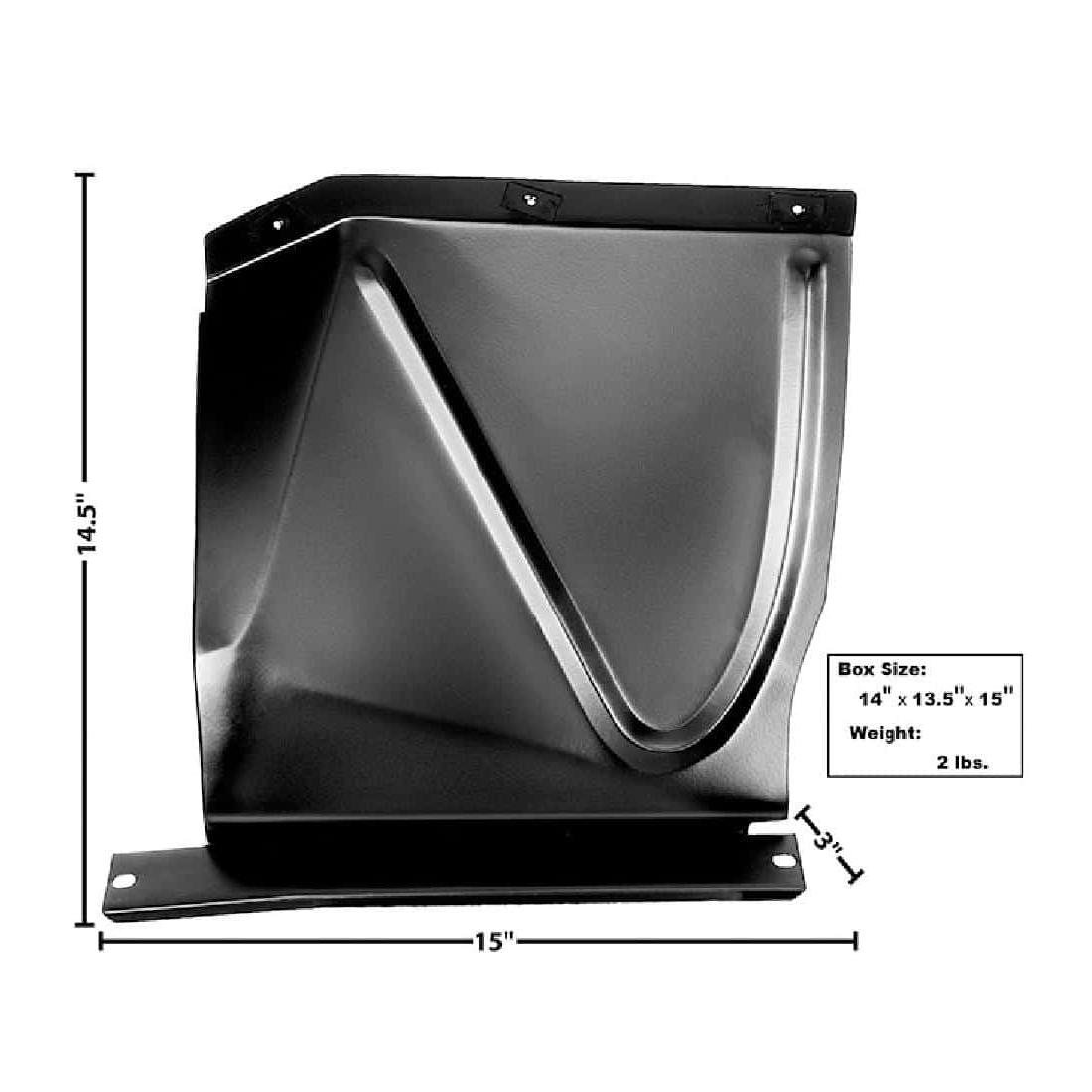 Front Left Radiator Side Filler Panel