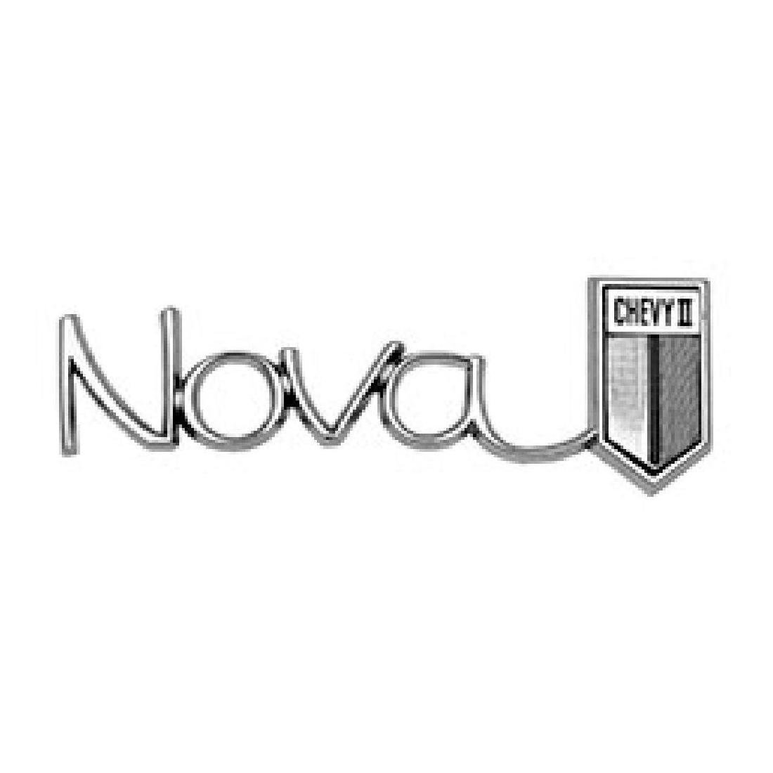 Rear Quarter Panel Emblem NOVA CHEVY II