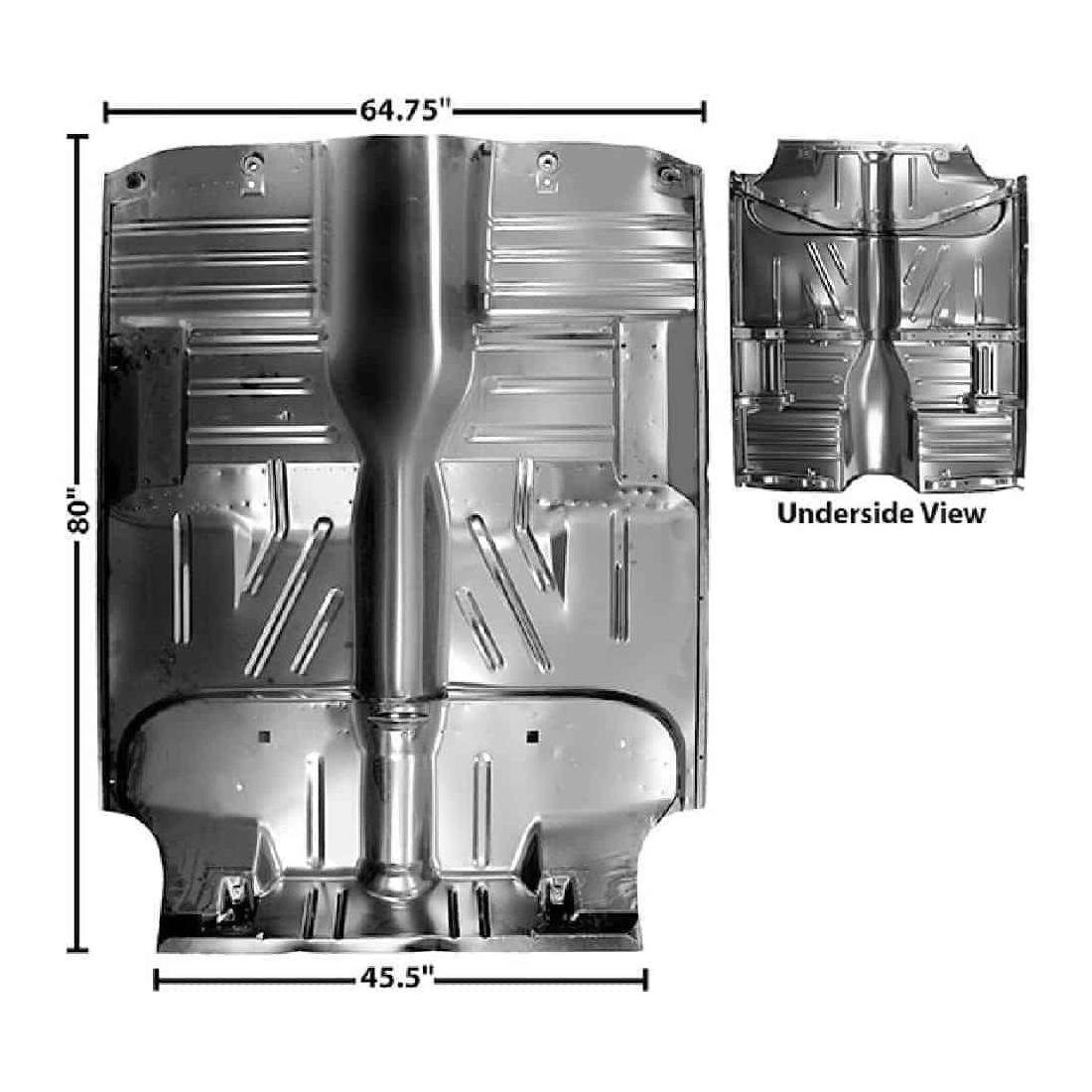 Complete Floor Pan with Braces (Sedan)