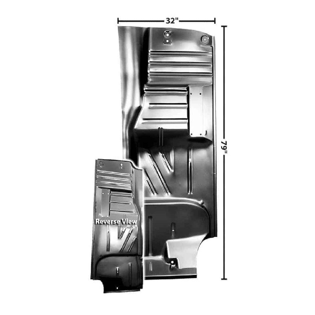 Front Right Floor Pan Sedan and Wagon