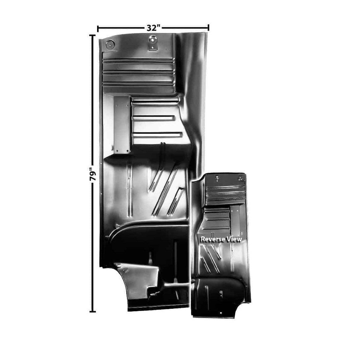 Front Left Floor Pan Sedan and Wagon