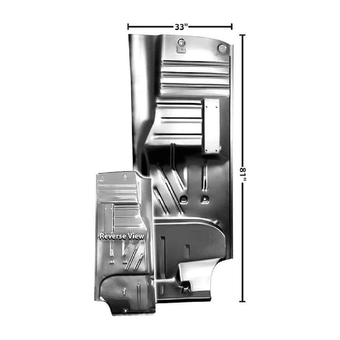 Front Right Floor Pan Convertible