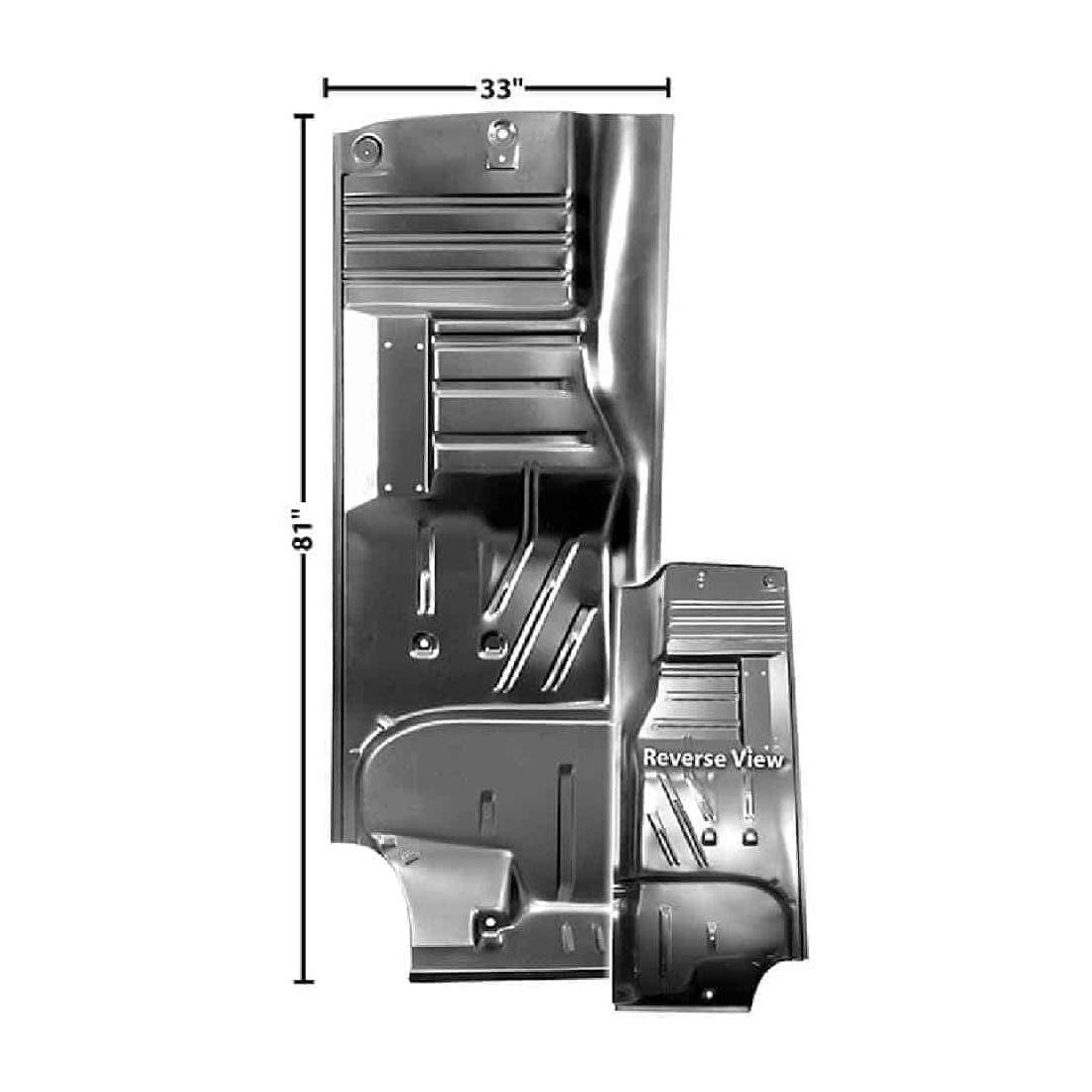 Front Left Floor Pan Convertible