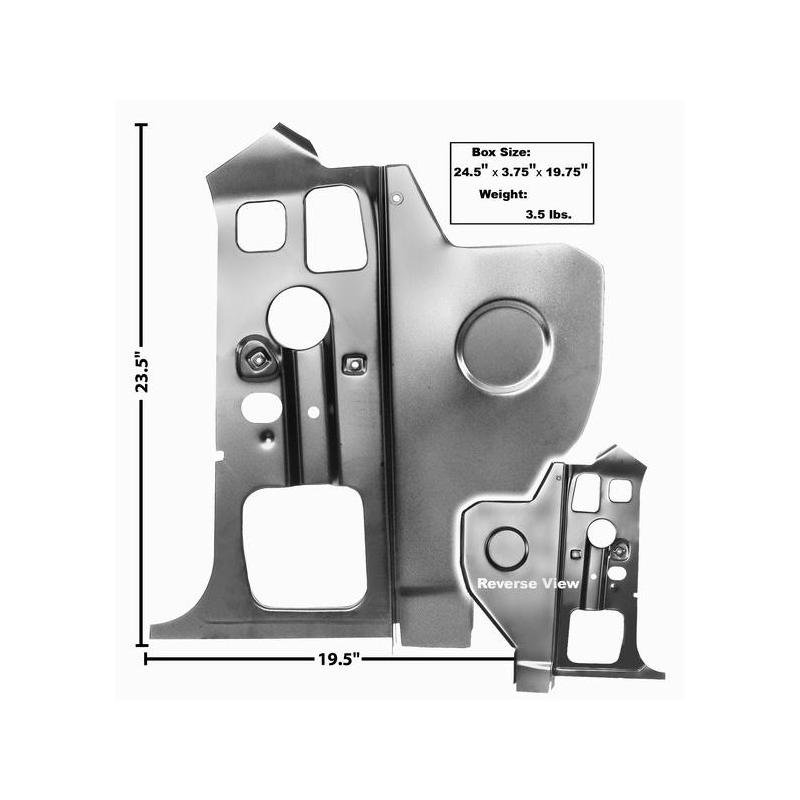 Front Left Cowl Side Panel WTP