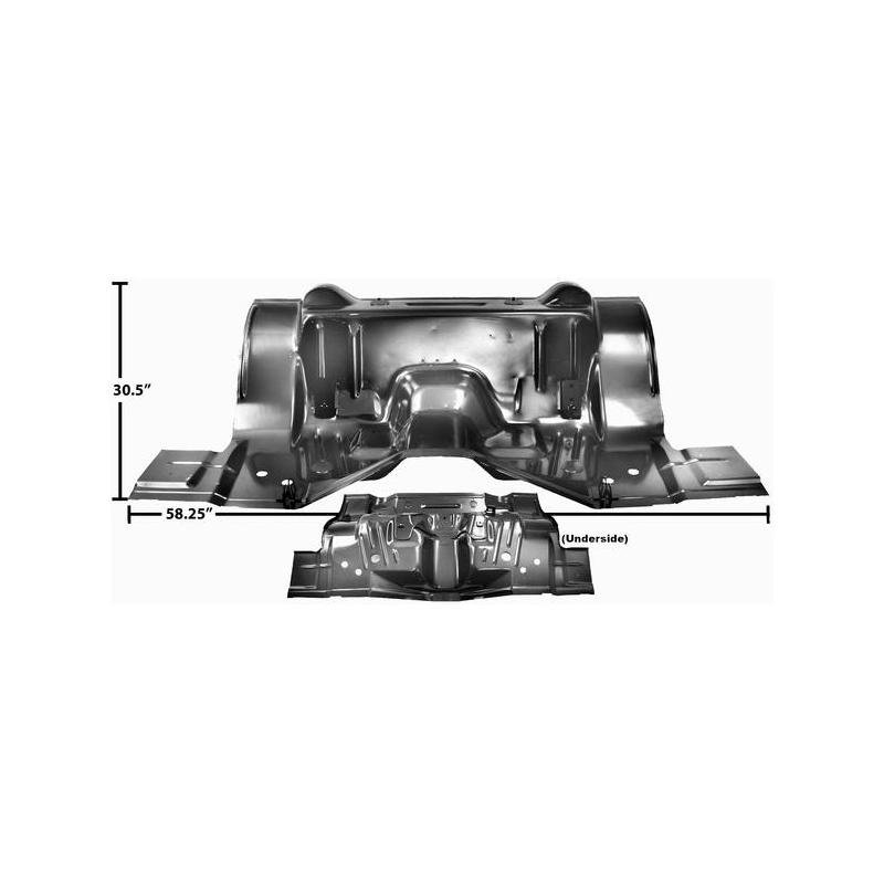 Rear seat Floor Panel wtp