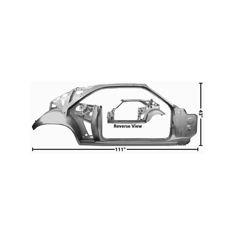 Rear Right quarter and door frame assembly