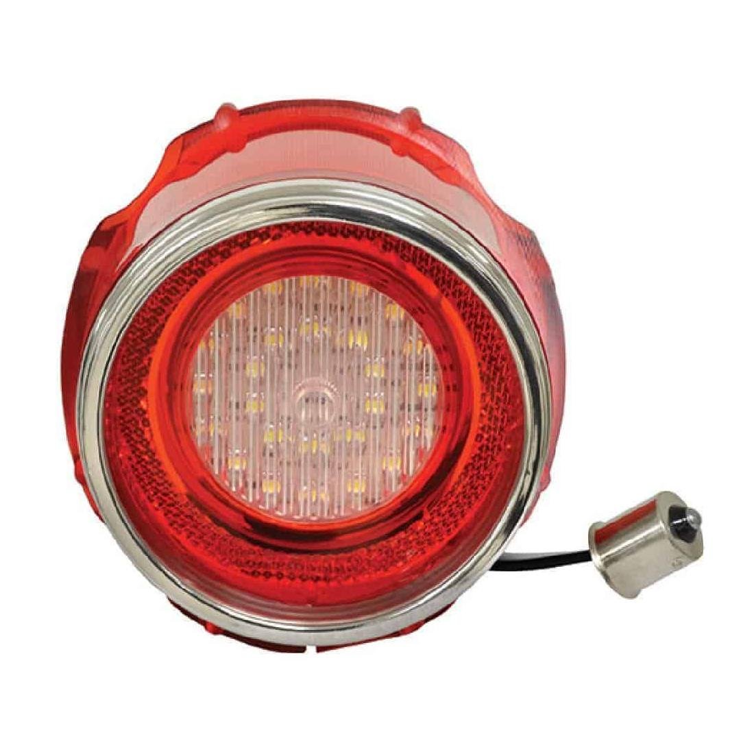 Rear Lamp Back Up Lens LED Red and Clear