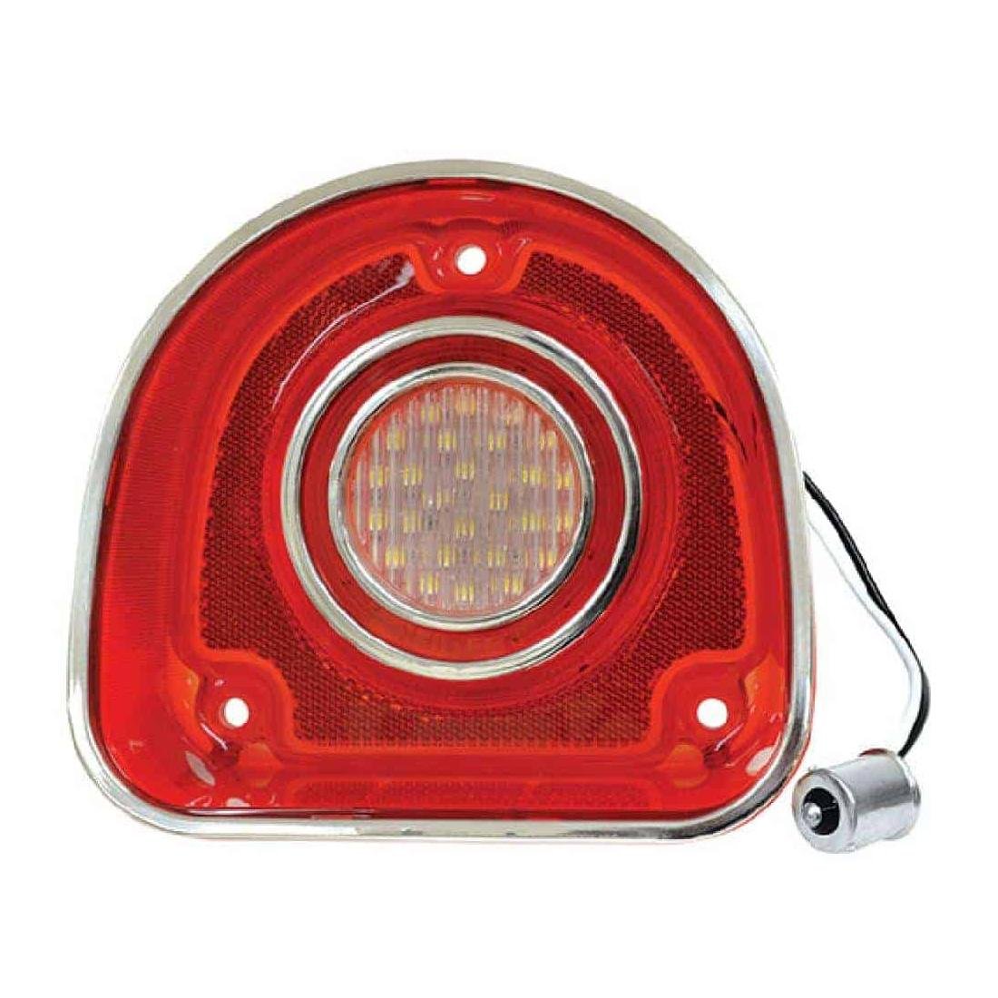 Rear Lamp Back Up Lens LED Red and Clear