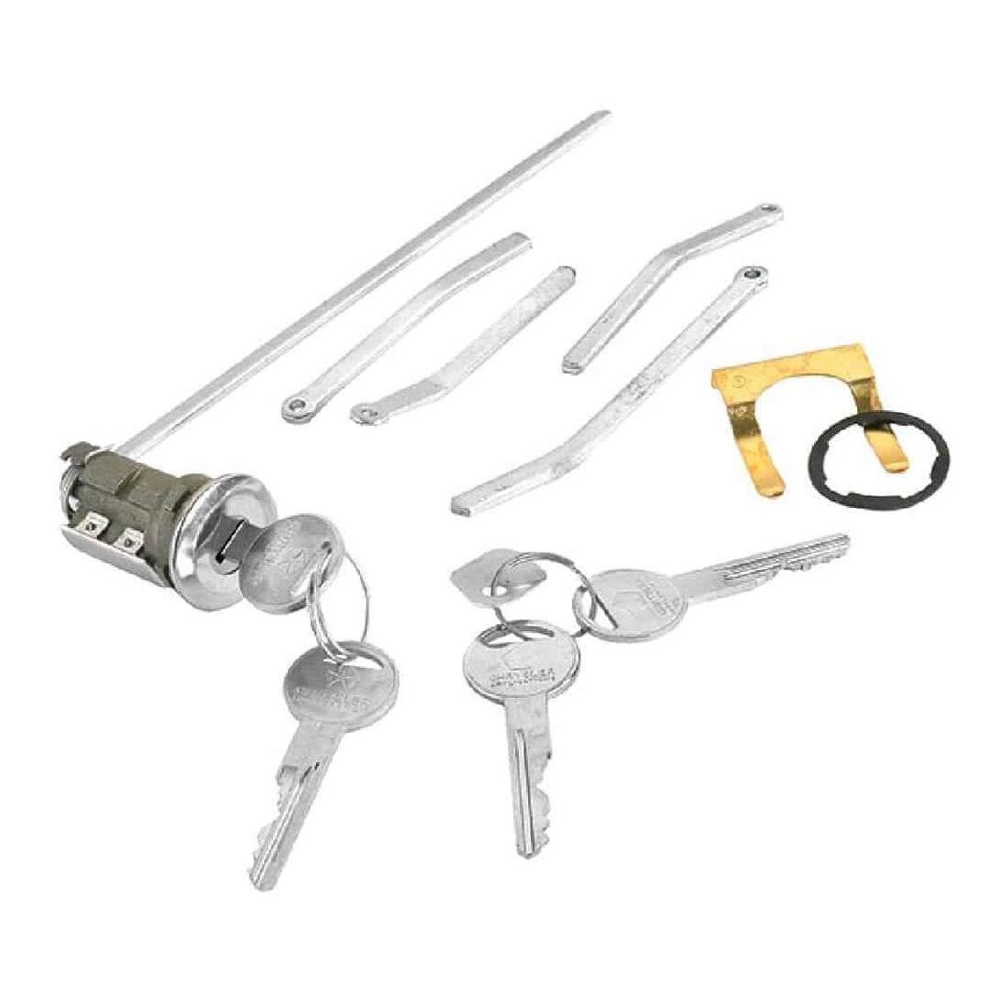 Rear Trunk lock set with logo