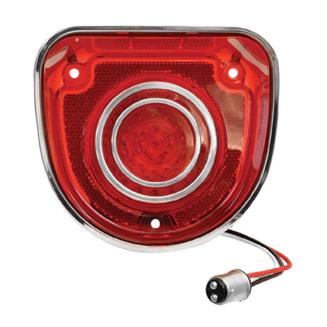 Rear Tail Lamp LED Red with Trim