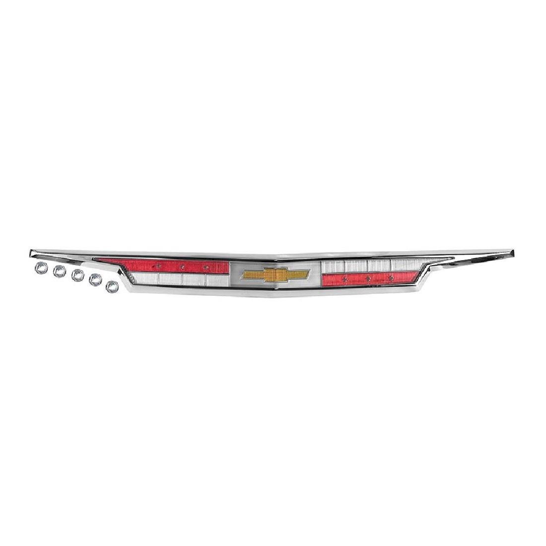 Front Hood Panel Chrome Emblem with Bezel