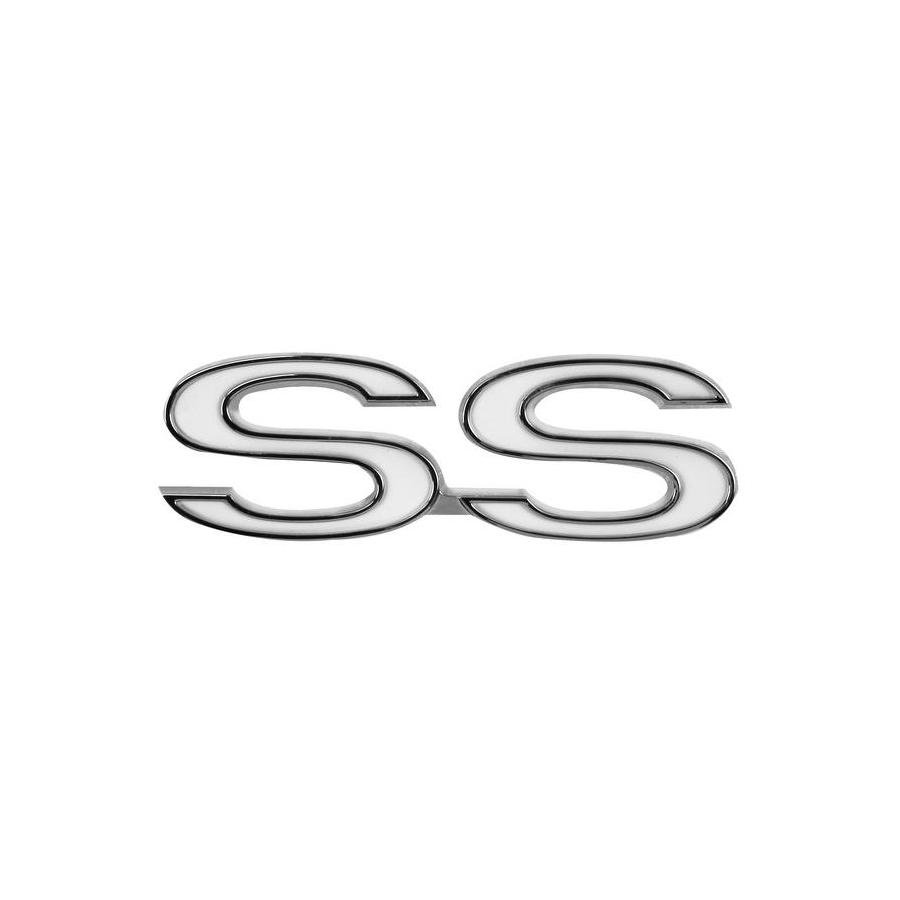Front Fender and Rear Trunk Panel Emblem SS
