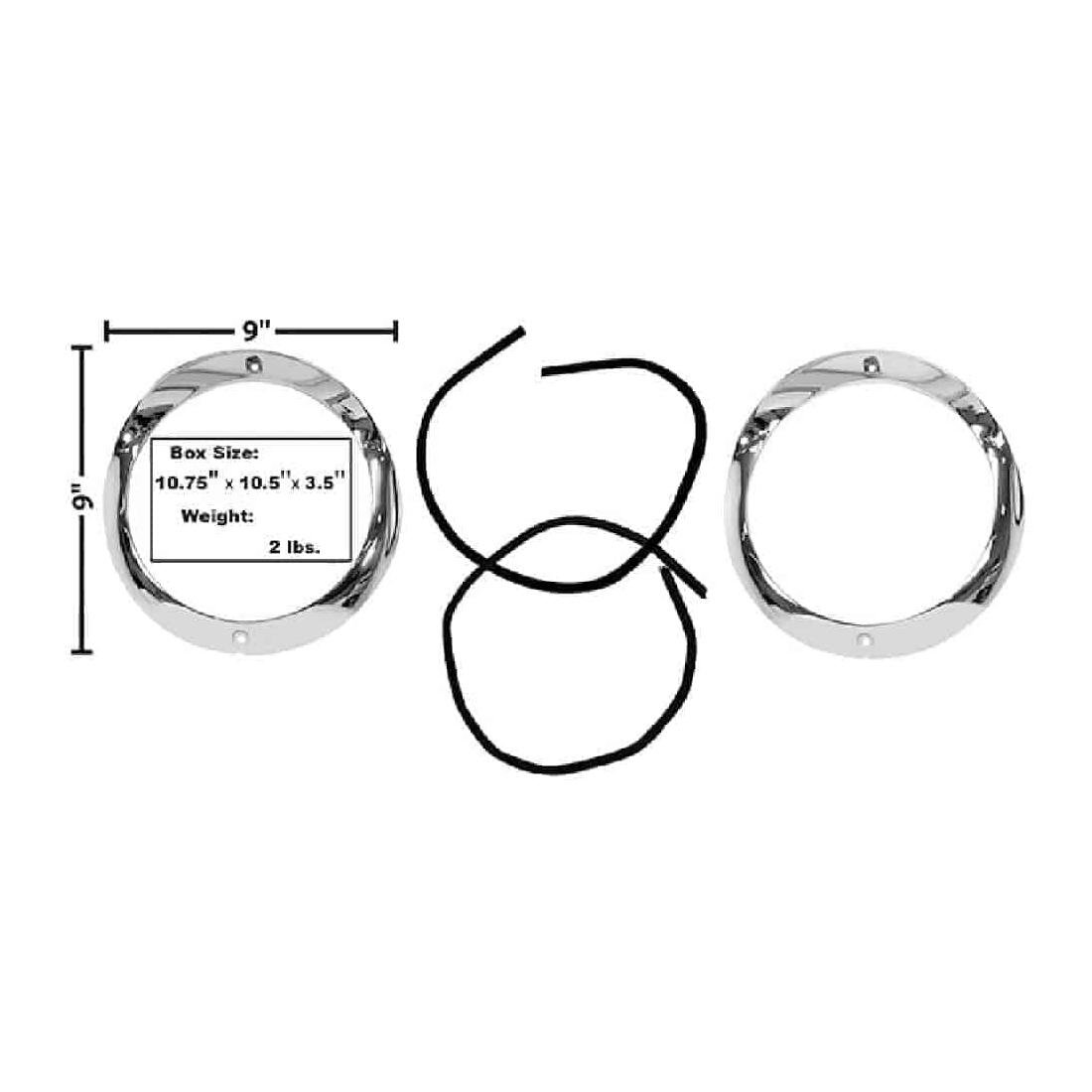 Front HeadLamp Bezels with Seals