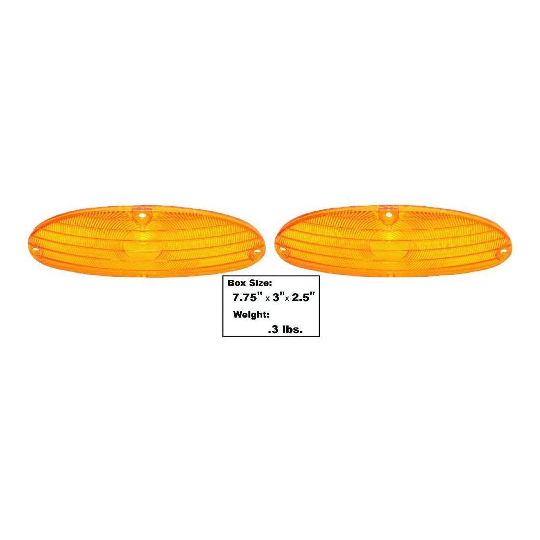 Front Park Lamp Lenses Amber
