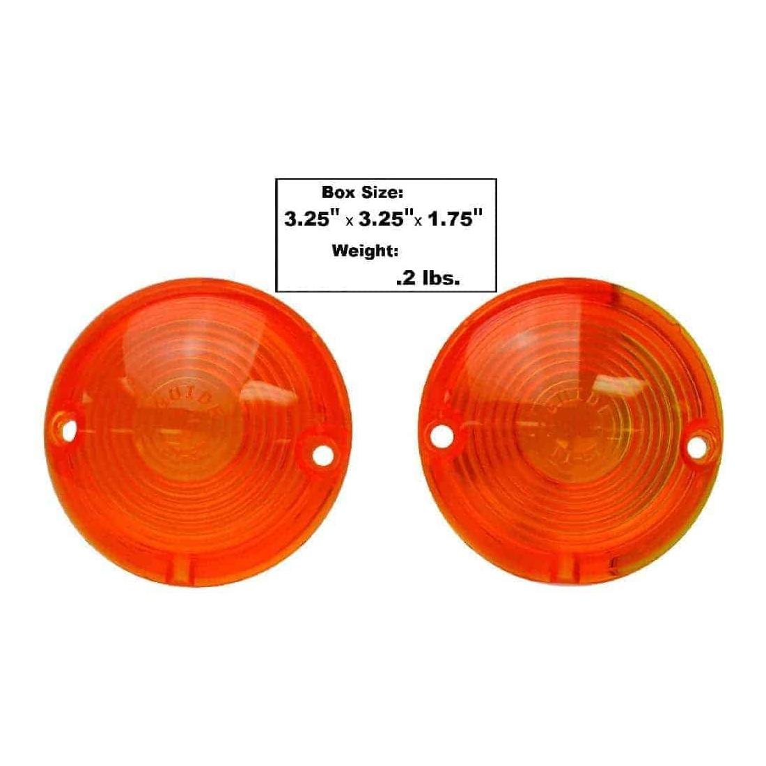 Front Park Lamp Lenses Amber