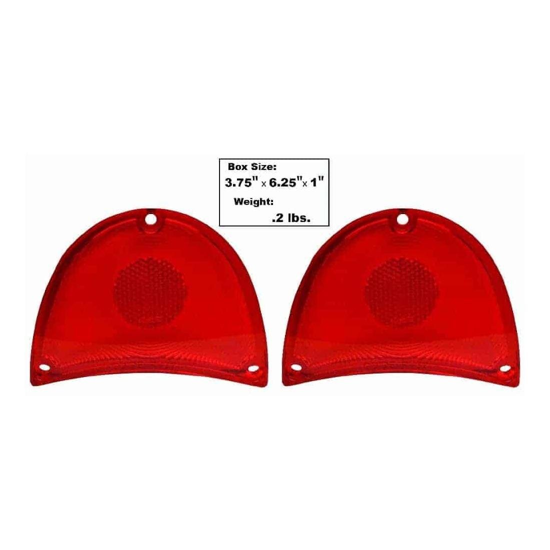Rear Tail Lamp Lenses Red