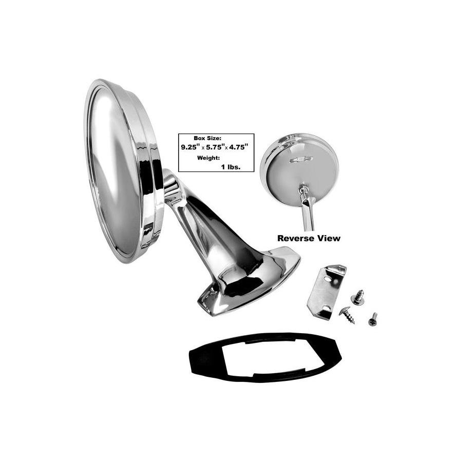 Passenger Side Manual Mirror fits 1965 to 1965 Chevrolet Impala